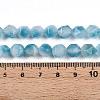Dyed Natural White Jade Beads Strands G-T139-8mm-45X-5