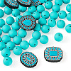 56Pcs 4 Styles Silicone Beads FIND-TA0010-75A-3