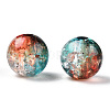 Transparent Crackle Acrylic Beads CACR-N002-14A-3