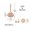 SHEGRACE Brass Dangle Earrings JE727A-2