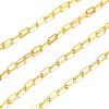 Brass Paperclip Chains X-CHC-S008-001C-G-2