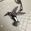 Vintage Alloy Flying Bird Pendant Necklaces for Men Women LS-SG2884-4