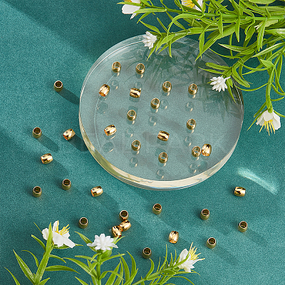 50Pcs 202 Stainless Steel European Beads STAS-UN0056-09-1