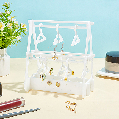 Opaque Acrylic Earring Display Hanger EDIS-HY0001-04B-1