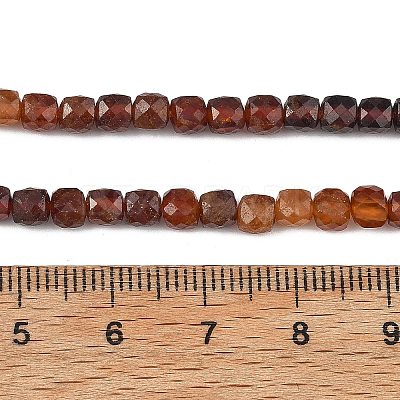 Gradient Color Natural Garnet Beads Strands G-D103-C06-1