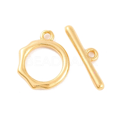 Brass Toggle Clasps KK-U024-02G-1