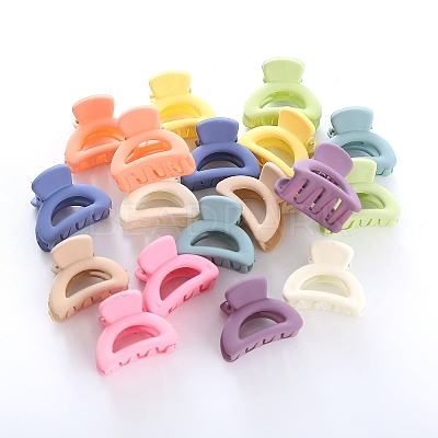 Plastic Claw Hair Clips OHAR-P021-09A-10-1