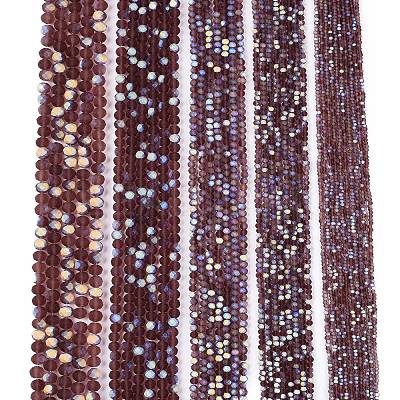 Transparent Glass Beads Strands LS-EGLA-A044-T4mm-MB13-1