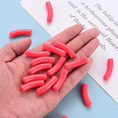 Opaque Acrylic Beads MACR-S372-002B-S008-1