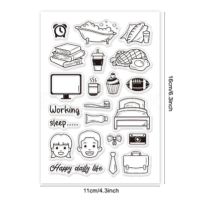 PVC Plastic Stamps DIY-WH0167-56-107-1