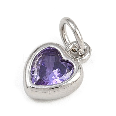 Brass with Cubic Zirconia Pendants KK-A269-67P-1