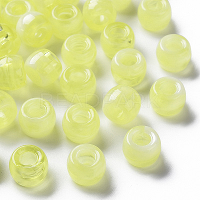Acrylic European Beads MACR-S375-002A-08-1
