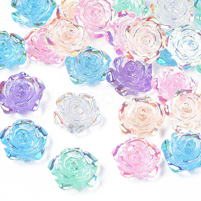 Transparent Resin Cabochons X-CRES-N030-001B-1