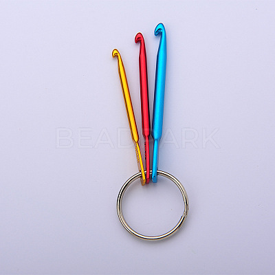 Aluminum Crochet Hooks Keychain PW22062533516-1