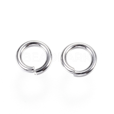 Tarnish Resistant 304 Stainless Steel Open Jump Rings STAS-E147-35P-1