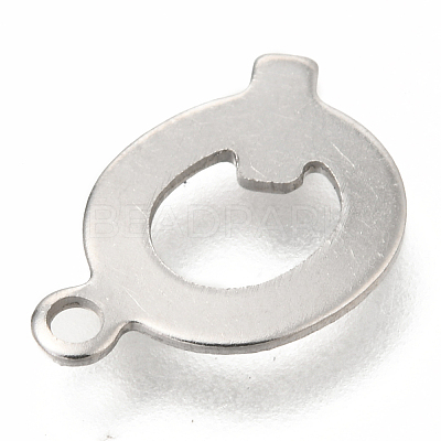 Non-Tarnish 201 Stainless Steel Charms X-STAS-C021-06P-Q-1