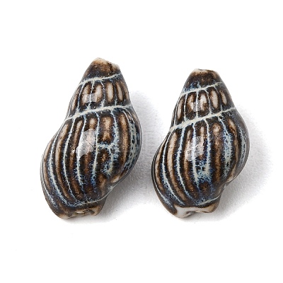 Vintage Handmade Porcelain Beads PR-CBA64B6-11B-1