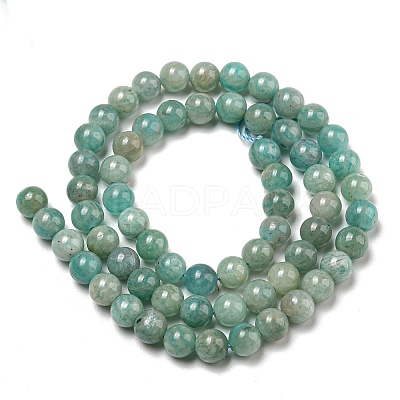 Natural Amazonite Beads Strands X-G-K068-03-6mm-01-1