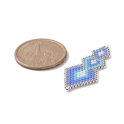 Handmade Loom Pattern MIYUKI Seed Beads PALLOY-MZ00079-1
