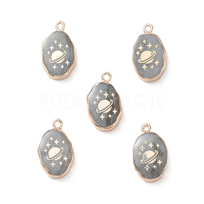 Natural Labradorite Pendants G-K333-01L-1