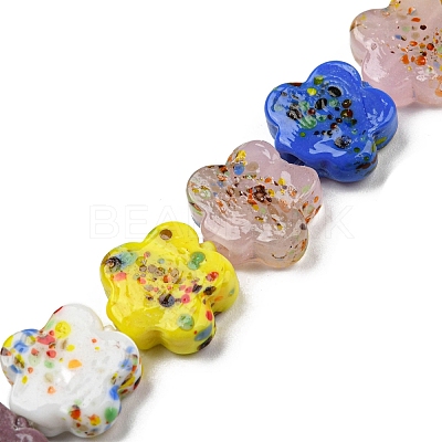 Handmade Lampwork Beads Strands LAMP-R145-08-1
