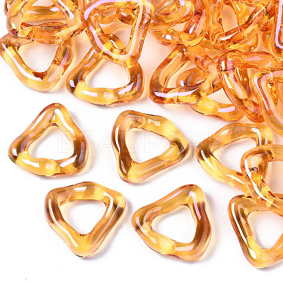 Transparent Resin Finger Rings RJEW-T013-005-E05-1