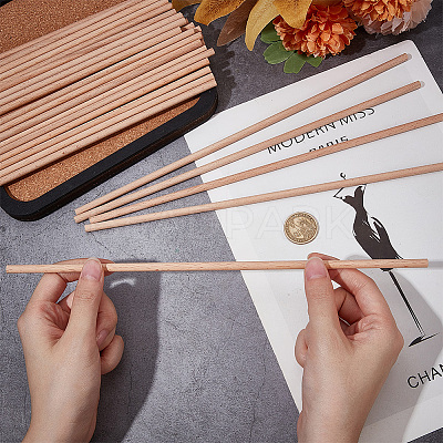Wood Craft Sticks WOOD-WH0125-11D-1