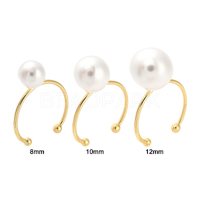 Brass Open Cuff Ring Settings KK-G518-04G-03-1