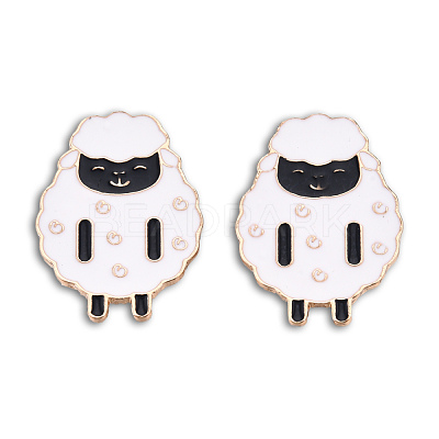 Sheep Shape Enamel Pin JEWB-N007-217-1