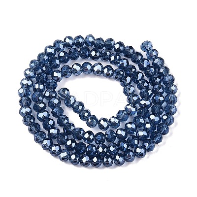 Electroplate Glass Beads Strands EGLA-A044-T4mm-A12-1