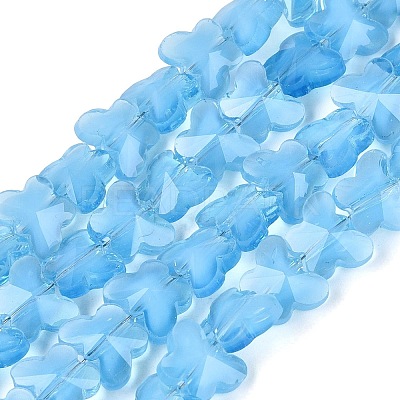 Opaque Glass Beads Strands GLAA-N073-01F-1