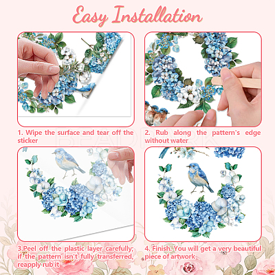 3 Sheets 3 Styles PVC Waterproof Decorative Stickers DIY-WH0404-094-1