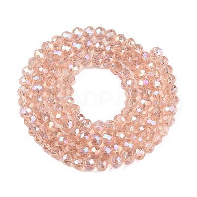 Electroplate Glass Beads Strands EGLA-D020-3x2mm-69-1