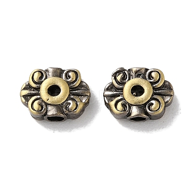 Brass Spacer Beads KK-M284-06AB-1