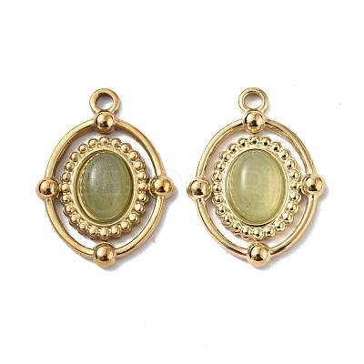 Natural Green Aventurine Pendants STAS-C064-VC907-1