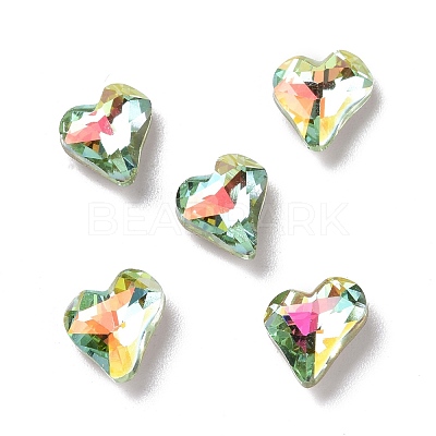 Light AB Style Glass Rhinestone Cabochons RGLA-J017-A-LA-1