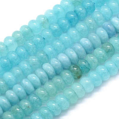 Natural White Jade Beads Strands G-E507-01-1