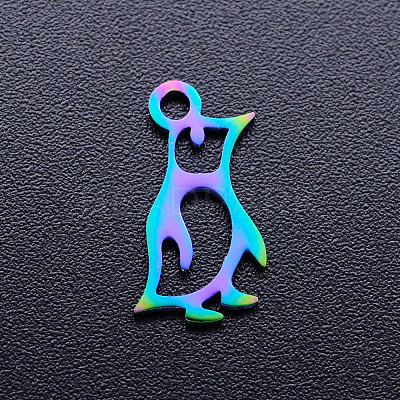 Ion Plating(IP) 201 Stainless Steel Charms STAS-Q201-JN221-1