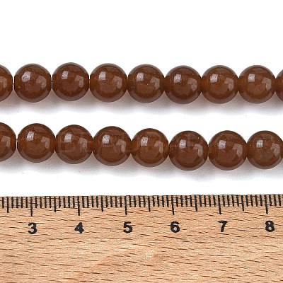 Dyed Natural White Jade Beads Strands GG-CBA9281-B02-8mm-1
