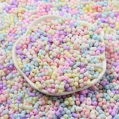 Macaron Color Opaque Frosted Glass Seed Beads X1-SEED-K009-12B-01-1
