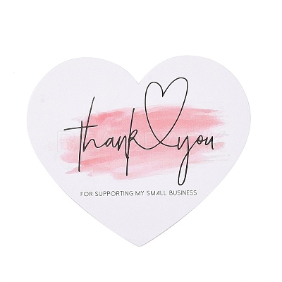 Coated Paper Thank You Greeting Card X1-DIY-F120-03B-1