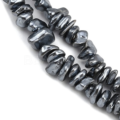 Electroplated Shell Pearl Beads Strands BSHE-H113-01C-1