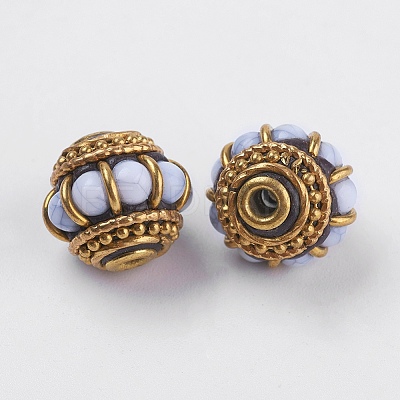 Handmade Indonesia Beads IPDL-E008-02A-1