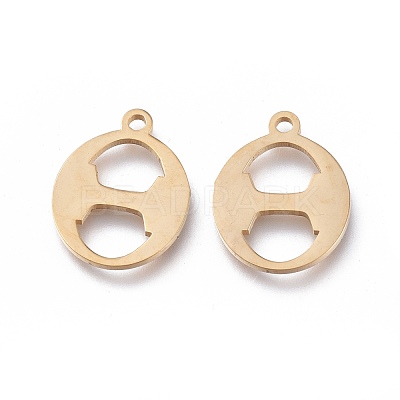 304 Stainless Steel Charms STAS-L263-16G-1
