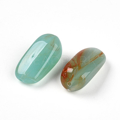 Transparent Acrylic Beads TACR-T028-36A-1