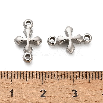 304 Stainless Steel Connector Charms STAS-B111-10P-1