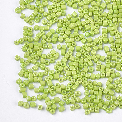 Baking Paint Glass Beads SEED-S023-11A-04-1