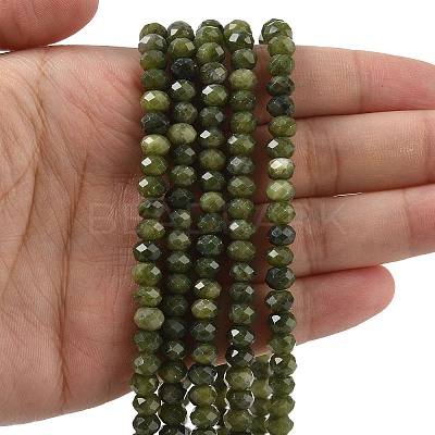 Natural Taiwan Jade Bead Strands G-D344-A03-1