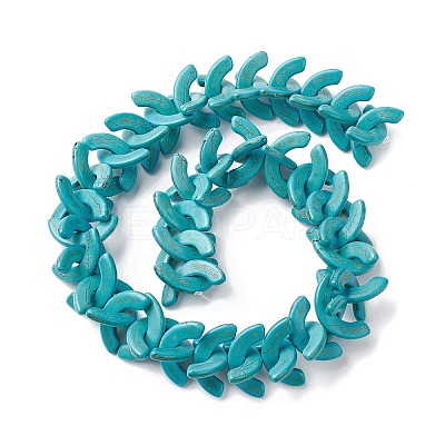 Synthetic Turquoise Beads Strands G-P505-03-1
