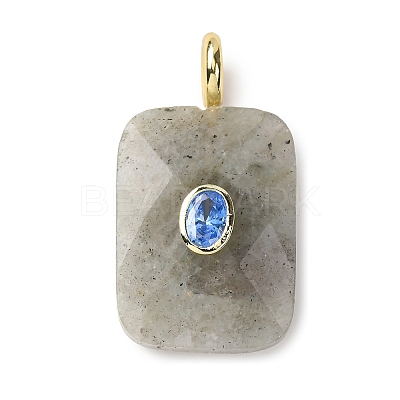 Natural Mixed Stone Faceted Pendants G-B186-01G-1